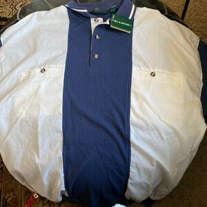Vintage Hill and Archer  short sleeve collared shirt. Nwt. Size L